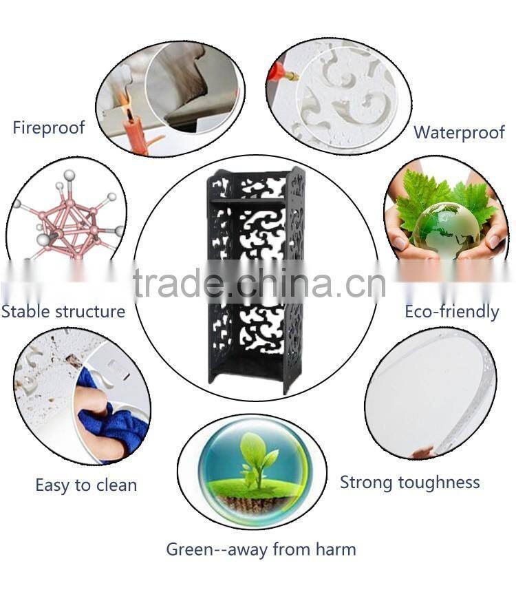 Eco-friendly portable cheap bookcase movable bookshelf for children