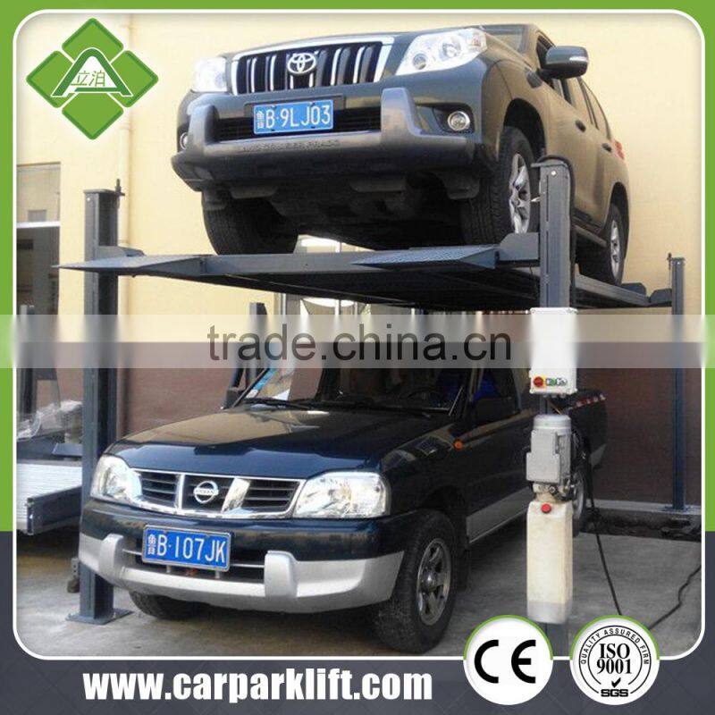 4 columns car parking lift 380v