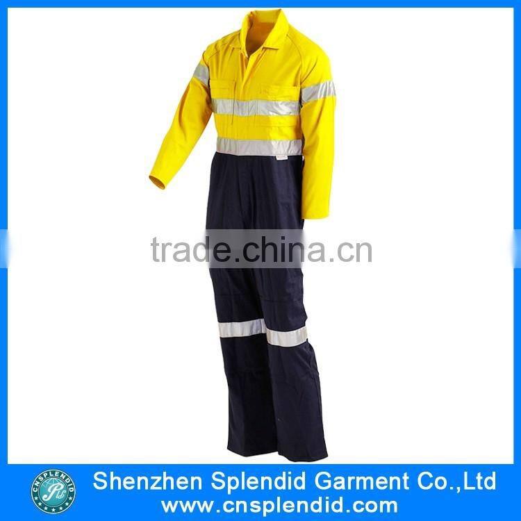 Construction coverall hi vis safety workwear