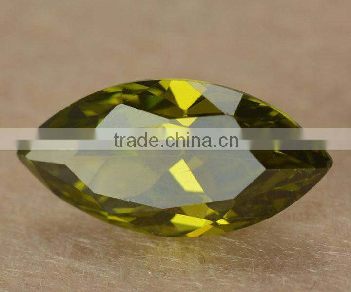 wholesale buy different color cubic zirconia marquise names olive green loose gemstones