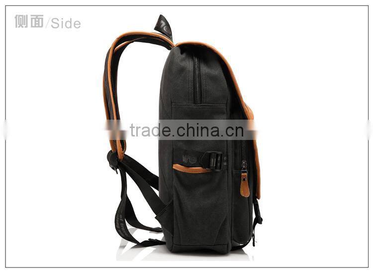 Guangzhou brand high-quality vintage canvas backpack