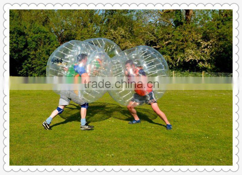 The most popular inflatable bubble soccer suit bubble football game