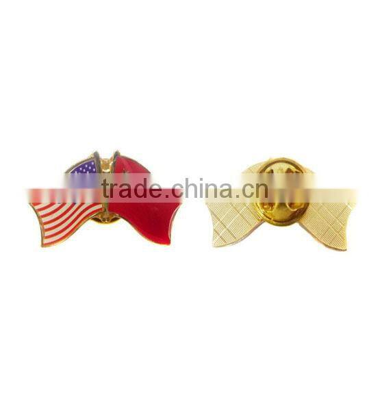 National Flag Badge Pin Badge Country Flag Lapel Pin Enamel Friendship Flag Pin with Epoxy