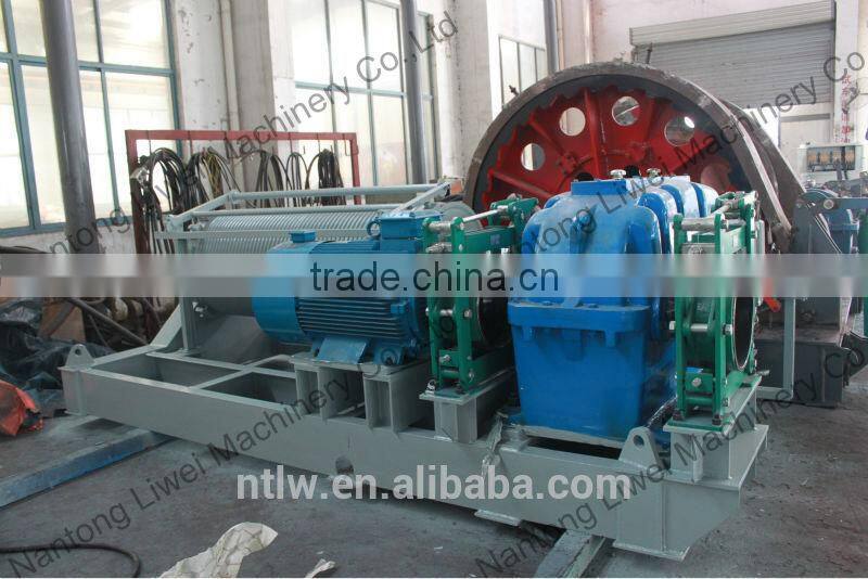 60KN double drum high speed winch