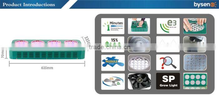 Baisheng Top Rated Products E157D 280 Watt 3W 630nm Led Grow Light for Weed