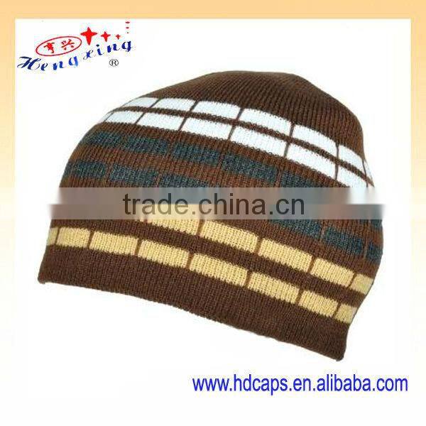 high fashion Turn up pom knitted beanie caps and hats
