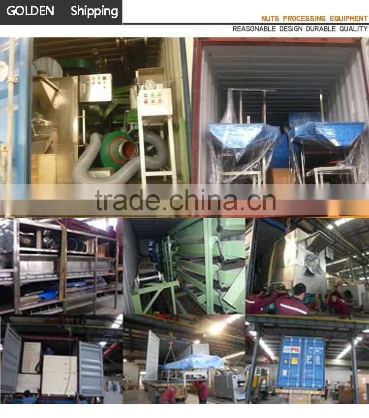 Food Machinery Peanut Roasting Blanching Production Line