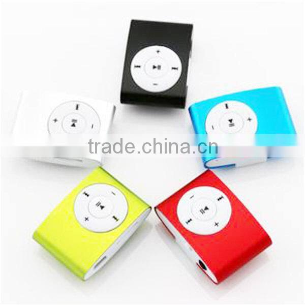 Promotion gift mini metal clip bible mp3 player with LED screen
