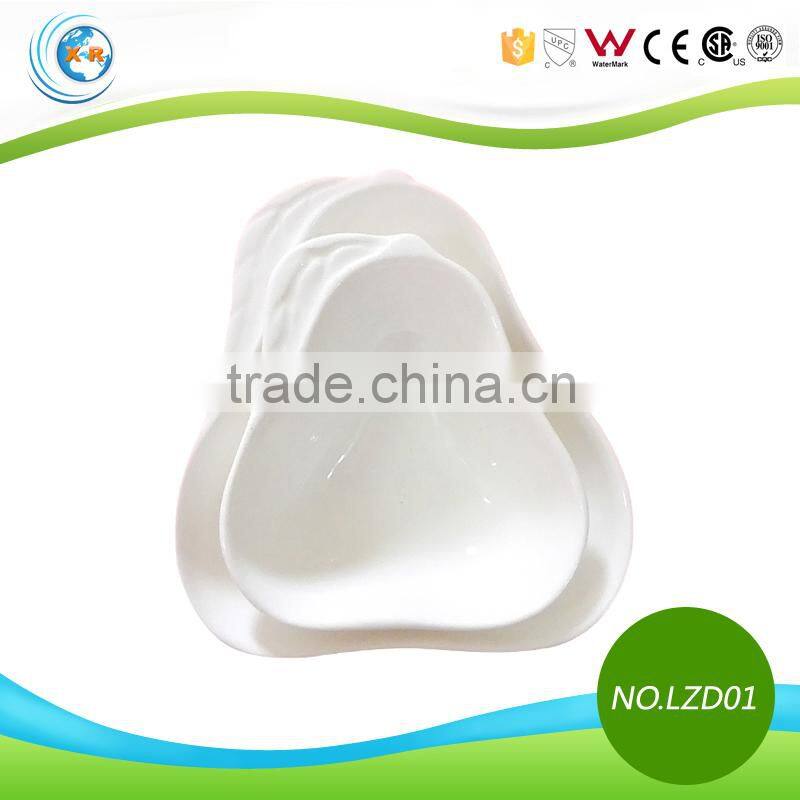 Pear Shape Good Quality Ceramic Cow Butter Dish