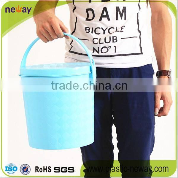 Promotional Logo Printed Custom Cheap plastic fishing barrel