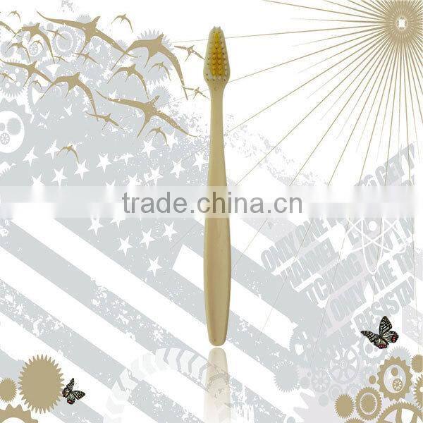 Colourful disposable toothbrush PP handle nylon bristle and toothpaste inside for hotel and SPA