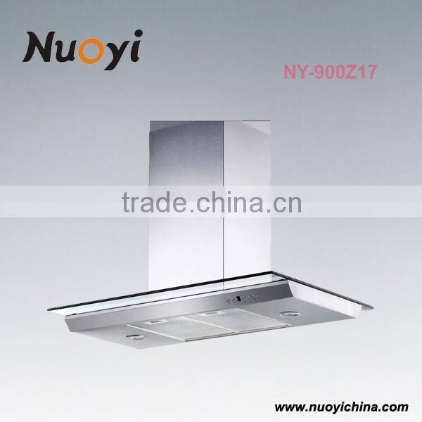 Newest Kitchen appliances push bottom Cooker range Island hood wall mounted