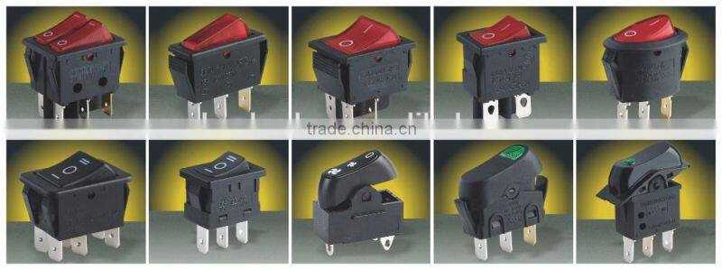 R5 mini rocker switch for home appliances, 10A/250V T85/55 5E4/8E4
