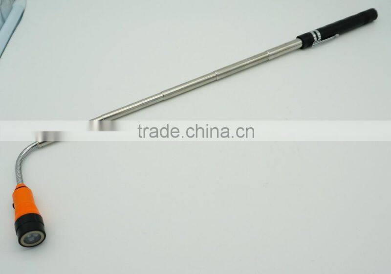 Extendable bending flashlight ,H0T322 multifunction flashlight with compass , emergency flashlight led torch