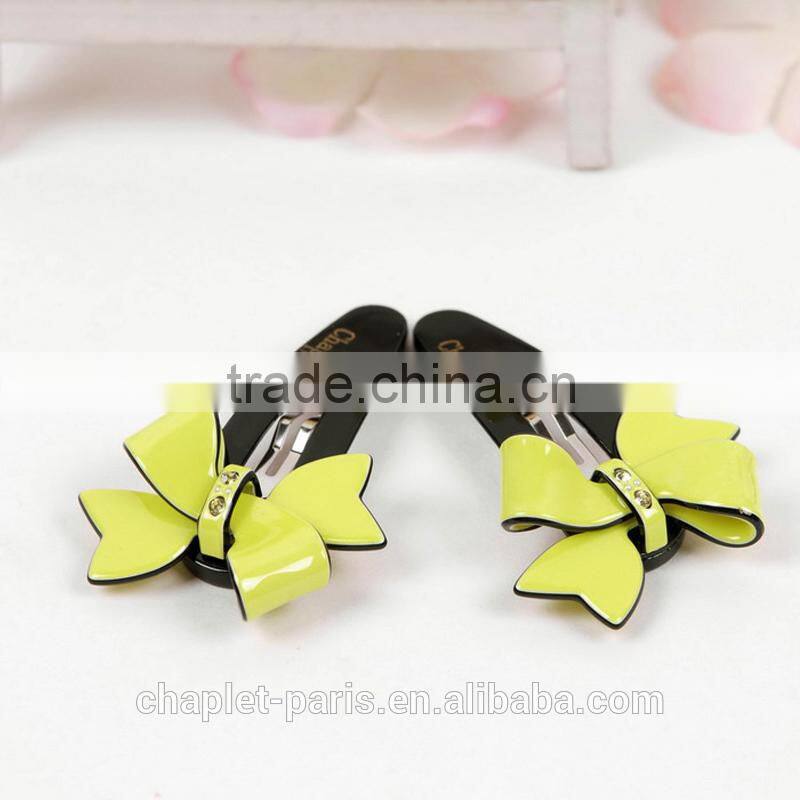 new design jewelry bowknot hairpins