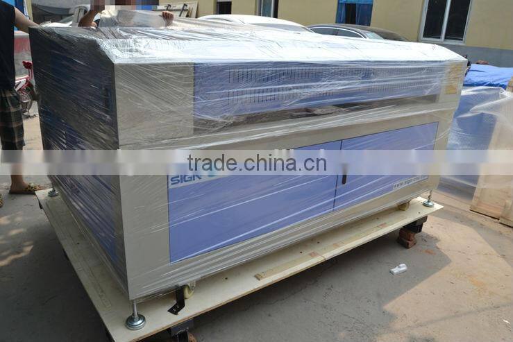 SIGN 1610 reci 90w double head laser cutting machine /auto focus laser cutting engraving machine