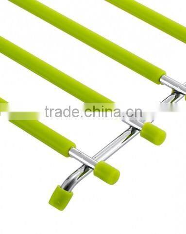 New pot holder Stainless steel folding silicone pad pad anti hot insulation pad