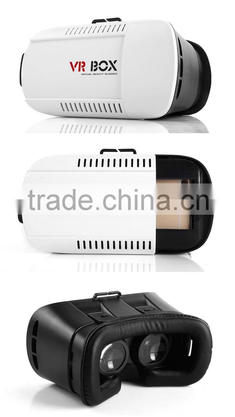 Timiya VR BOX Google Virtual Reality 3D Glasses for Phones,White+Black