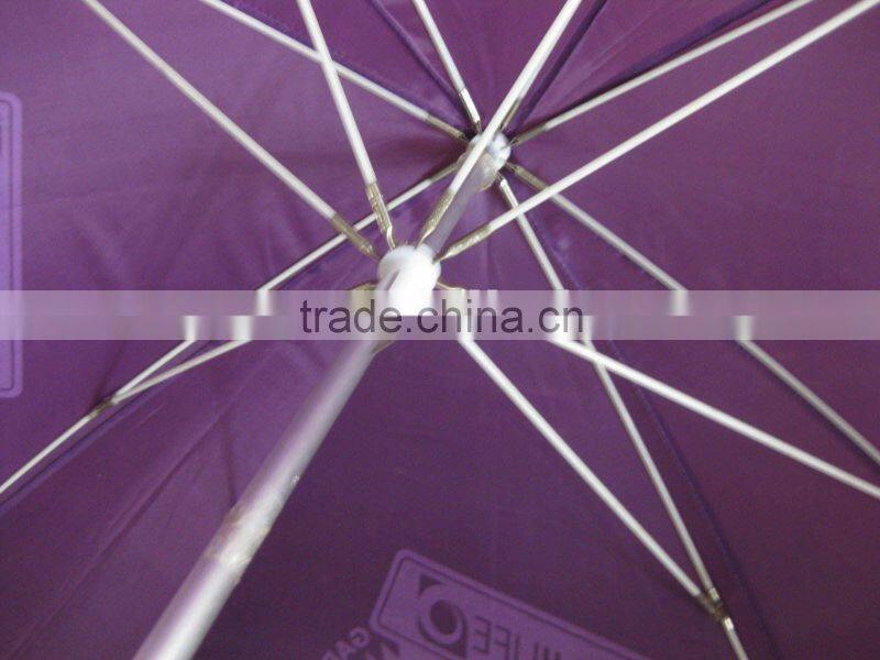 polyester with silver coating double rib reinforced square umbrella