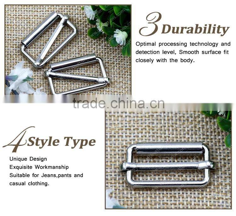 High Quality Fashion Custom Metal Adjustable Bag Buckles