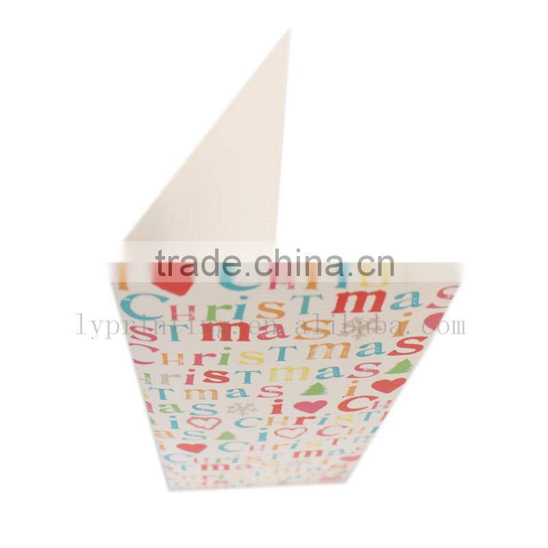 2016 new year card printing cheap greeting card christmas card printing