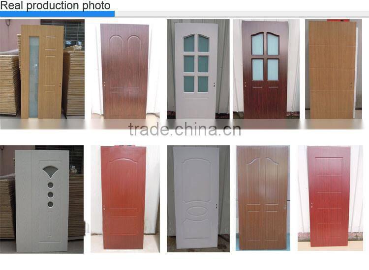 Retailor Price Free Shipping Melamine laminated wood for Home Apartment Bathroom Inetrior Door with Glass
