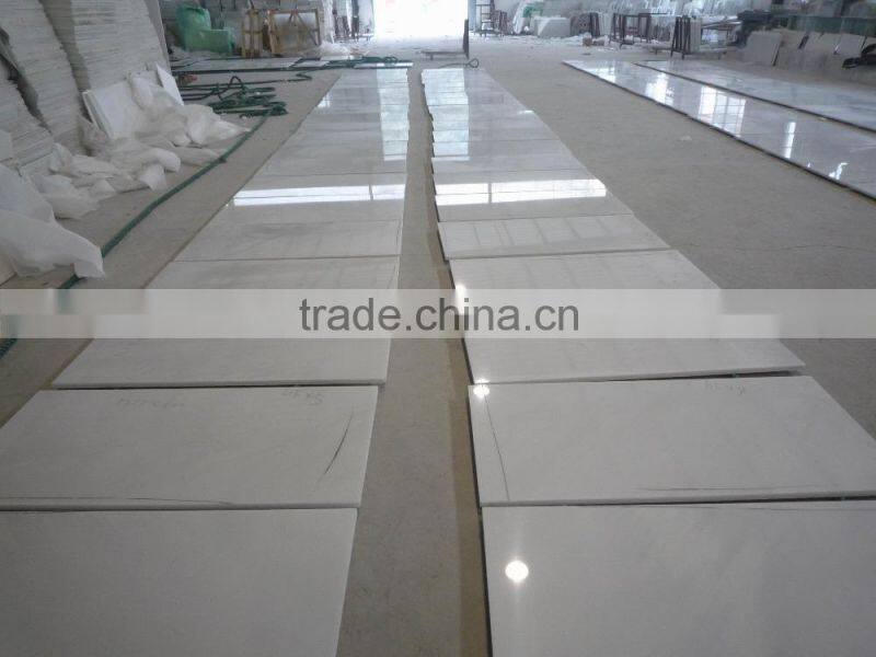 2015 hot selling China Pure White marble