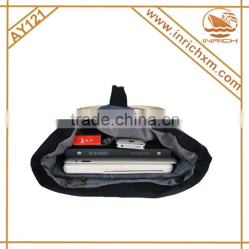 Korean Canvas Drawstring Bag For Travelling,Hanging Out