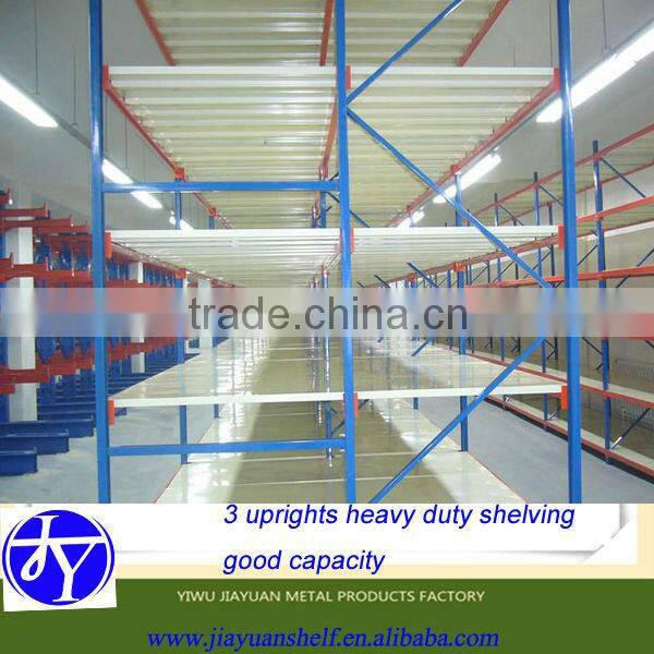 Adjustable metal shelving system