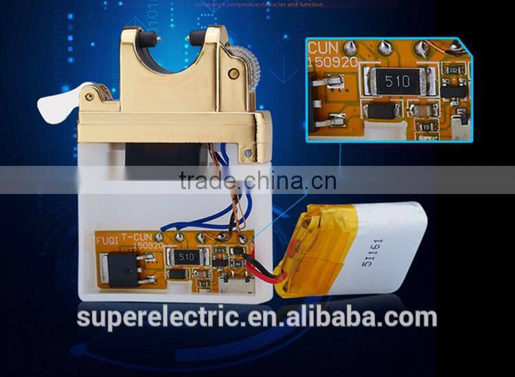 Professional design protable usb lighters high quality custom single arc cigarette lighter