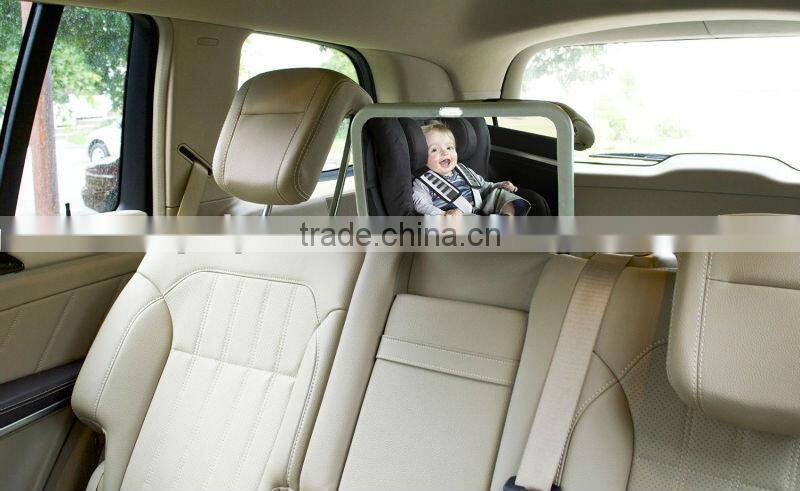 2014 High quality new Adjustable and detachable back seat safety baby mirror