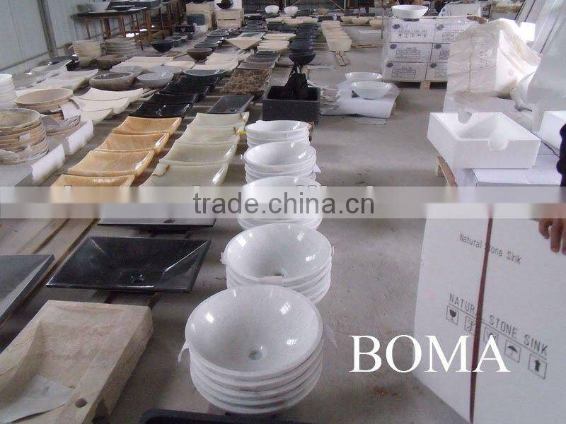 Beige Marble Stone Wash Basin