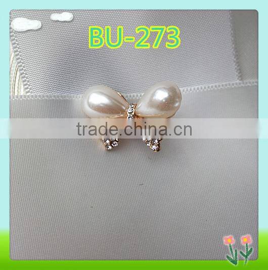 2016 fashion sale decorative bow shaped buttons for kids