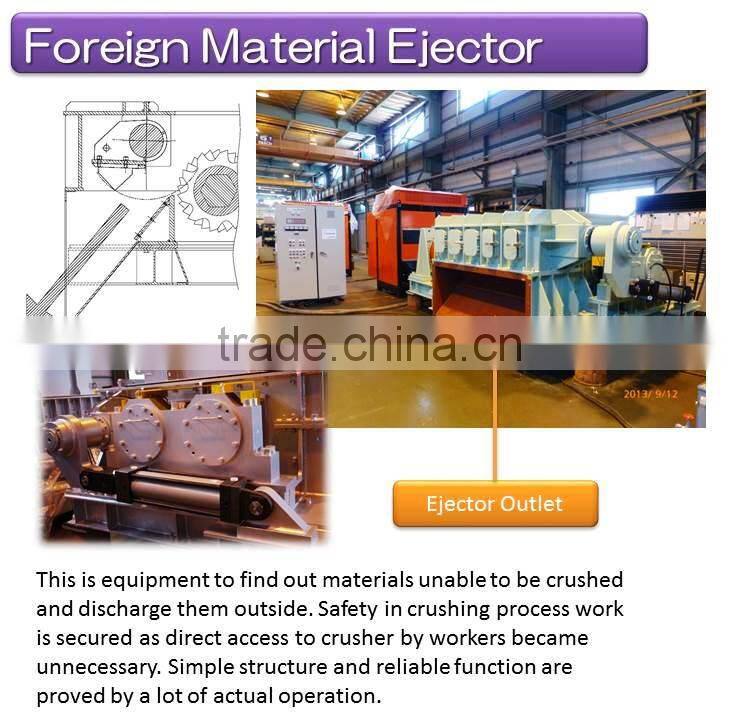 Low cost bestselling garbage rubber crusher made in Japan