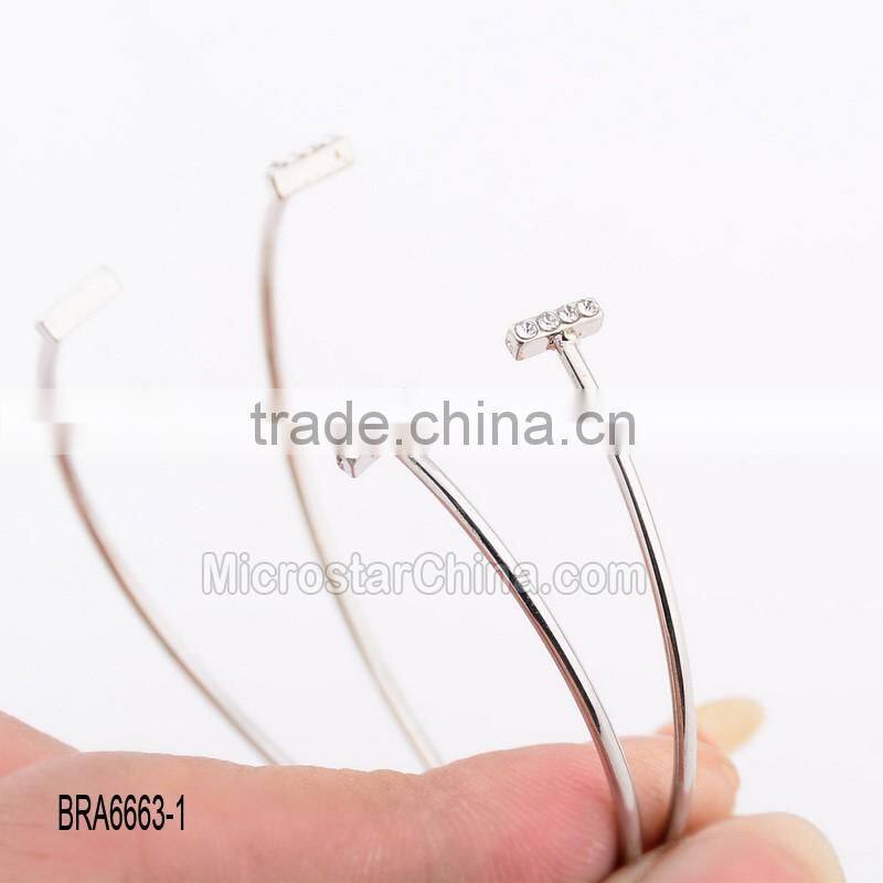 European and American fashion retro six water chestnut Crystal Bangles