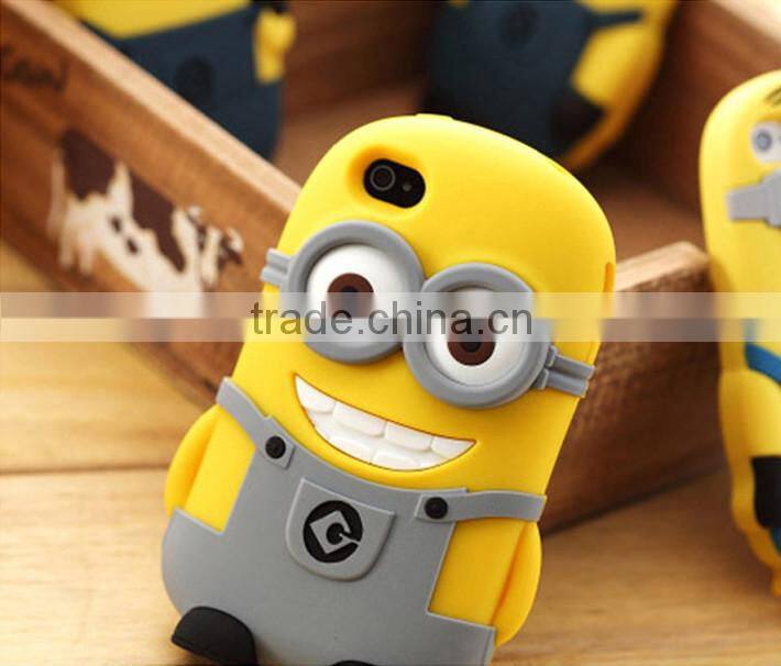 Hot selling soft silicon 3D cartoon case for samsung s5 case