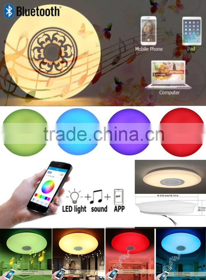 IP44 modern CCT dimmable warm white/Cool white low profile 18w 36w 40w led ceiling light