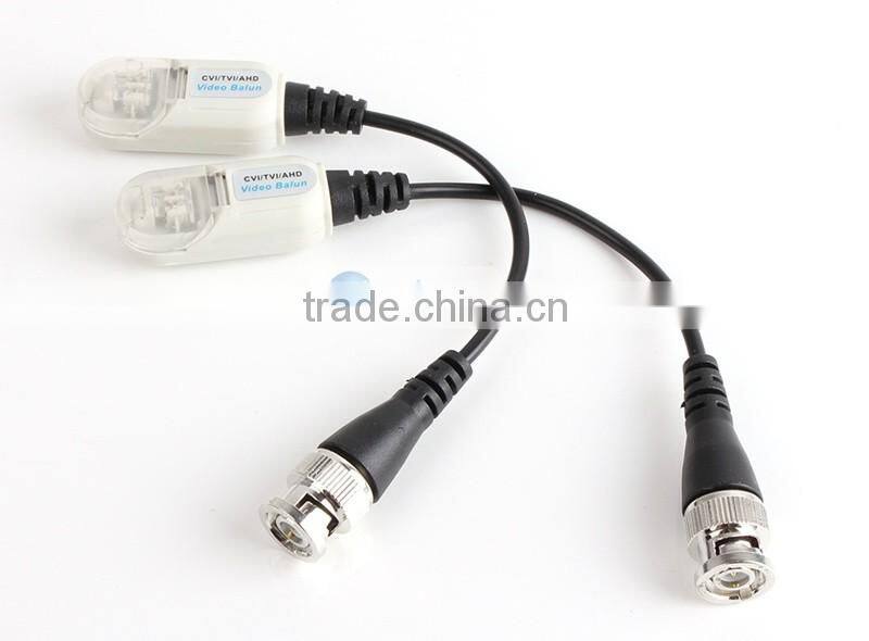 HD Transceivers Adapter Transmitter Cat5 Video CCTV Balun Support 720P/1080P AHD/CVI/TVI Camera