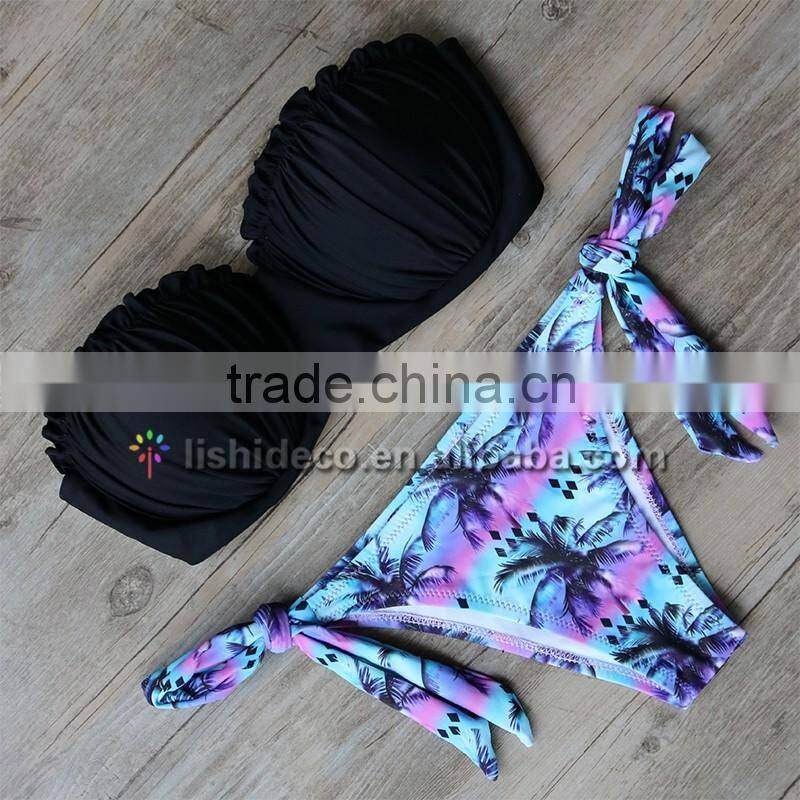 Pushed Up Violet Printing latest design bikini