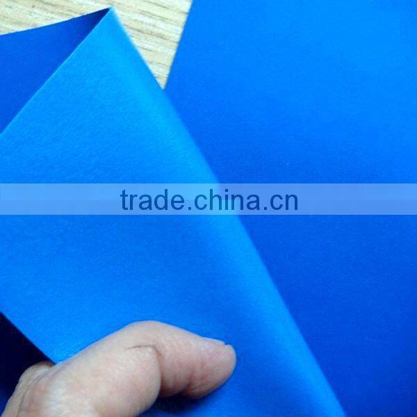PVC leather 100% polyester fabric for book bonding surface usage