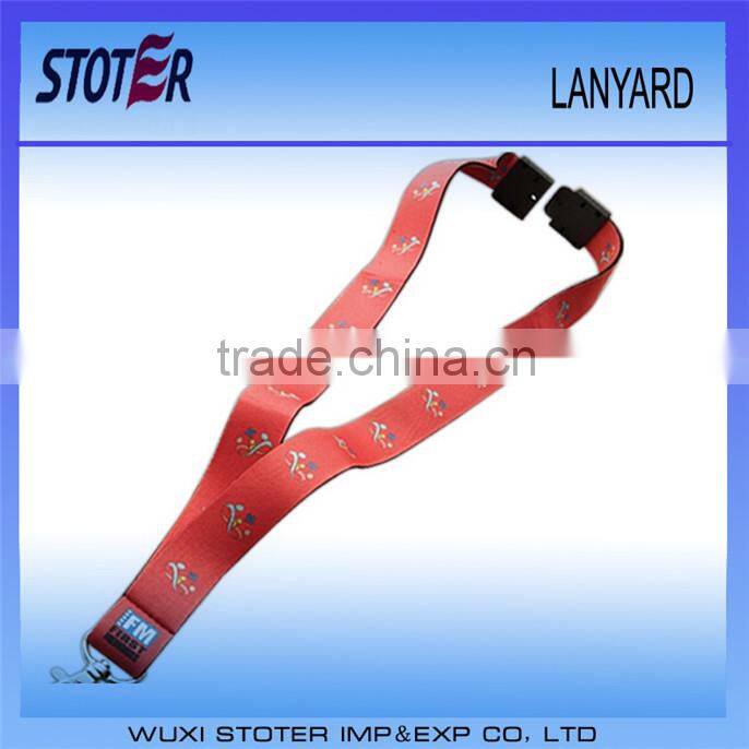 custom lanyard with id card holder st7057