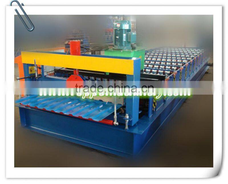 Trapezoidal Metal Wall Panel Roll Forming Machine Production Line