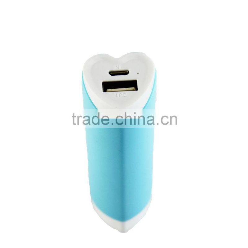 Fashionable mobile battery backup power bank 2600mAh
