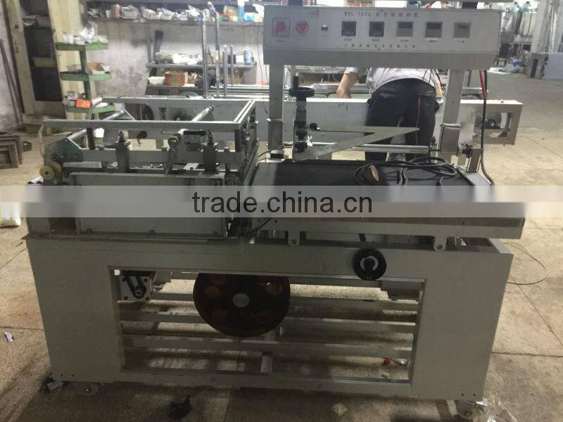 High speed auto L-bar sealer and shrink tunnel