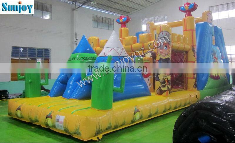 Inflatable yellow sport tent paintball tent Sunjoy Inflatables