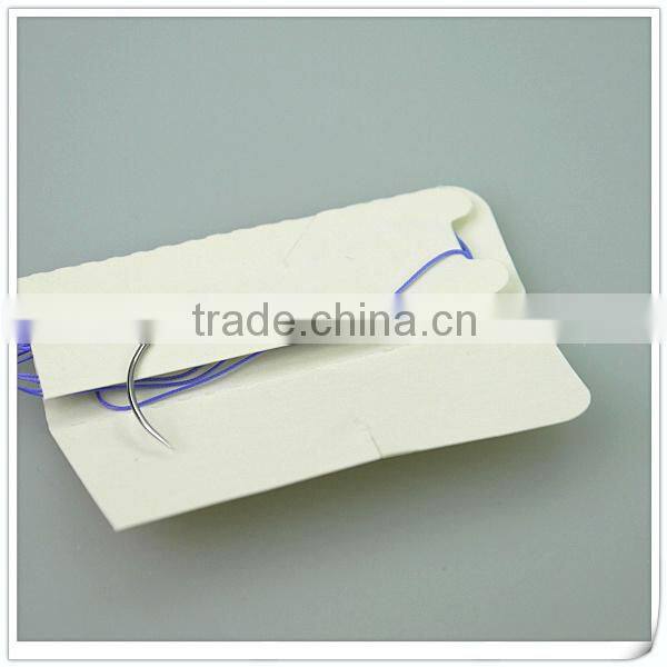 suture needle with nylon threads 75cm