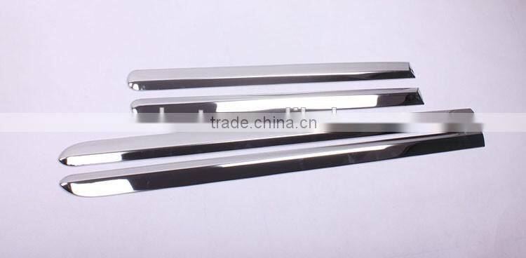 Body Side Door Moulding Cover Trim ABS Chrome 4 Pcs For Sorento Car 2013 Accessories