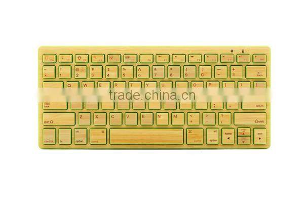 latest computer bluetooth bamboo keyboard