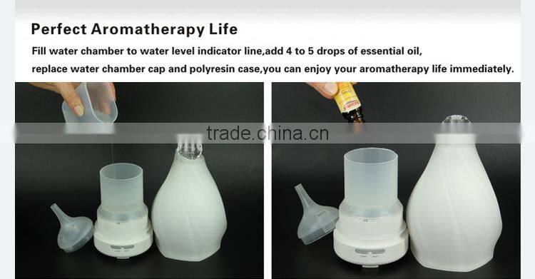 Guangdong manufacture new arriving high-quality Polystone scent oil humidifier ultrasonic/100ml aroma diffuser with timer