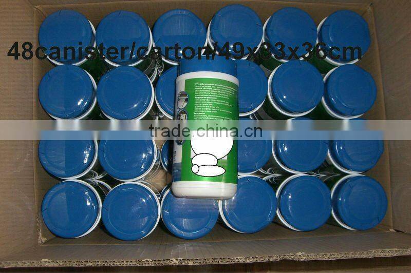 100pc/canister LCD cleaner screen wipe cleaner